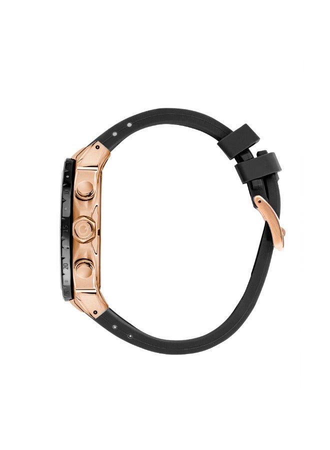 Quantum Men's Silicone Chronograph Watch HNG814.852 - 46 mm - Image 3