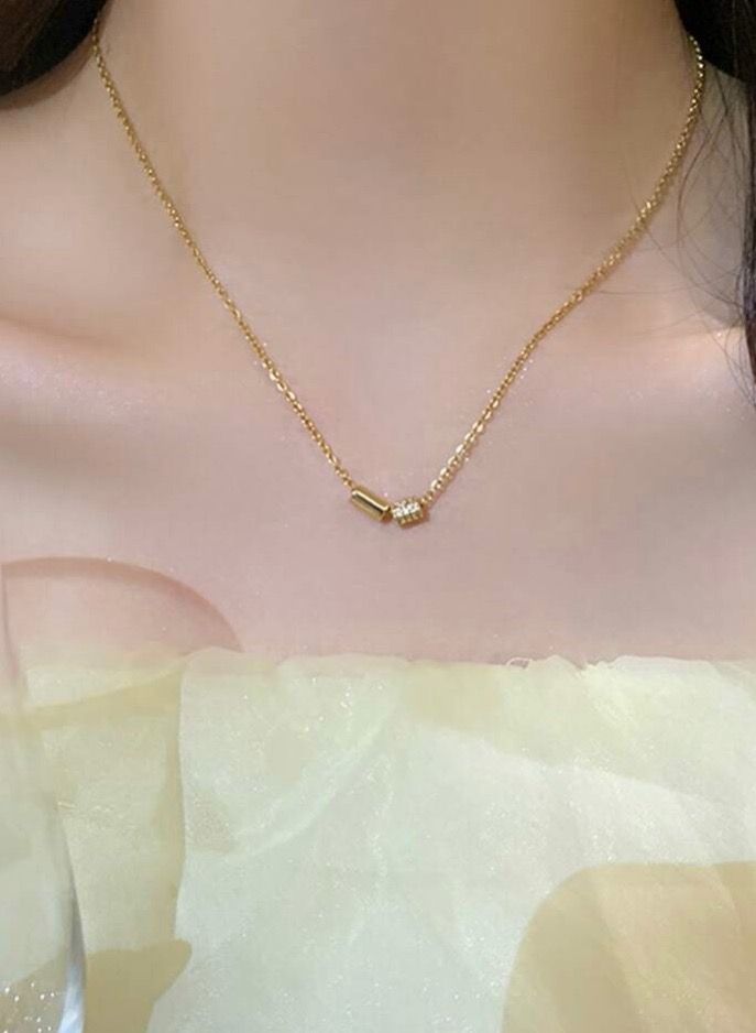 Jewelry 4You Stainless Steel Gold Plated Necklace - Image 1