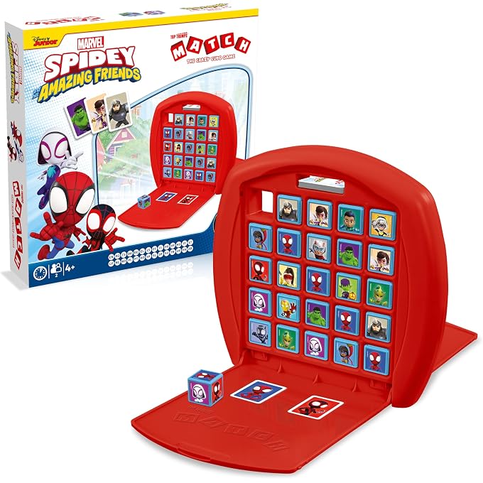 Top Trumps Spidey and Friends Match - Children's Games from 4 Years - Game for 2 Players - Games for Children - Logic Game - Strategy Games - Board Game - Image 2
