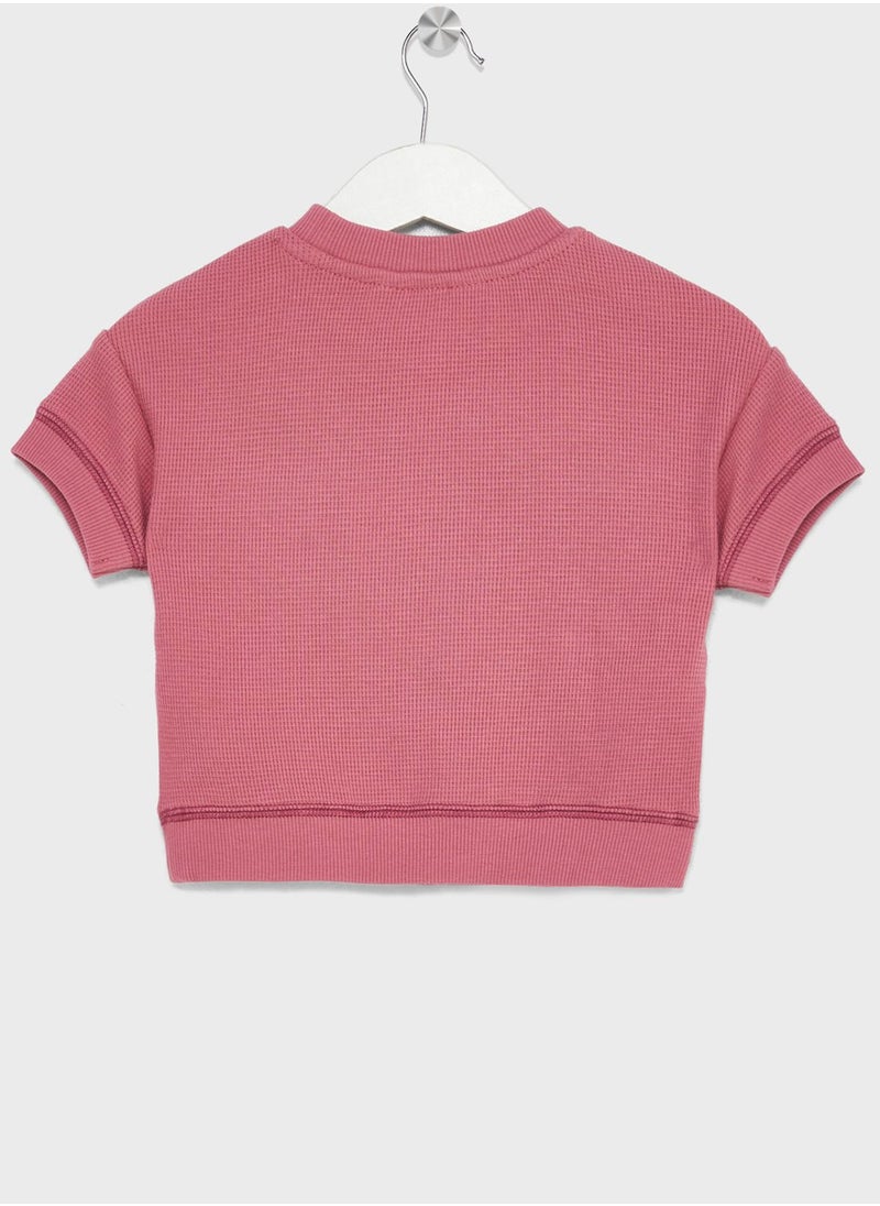 Cotton On - Infant Waffle Sweater And Trackpant - Image 1