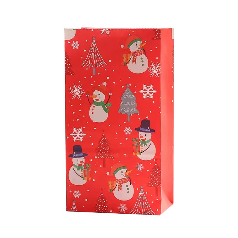 Kibsons Christmas Gift Bag Red Snowman - Pack of 6 - Image 2