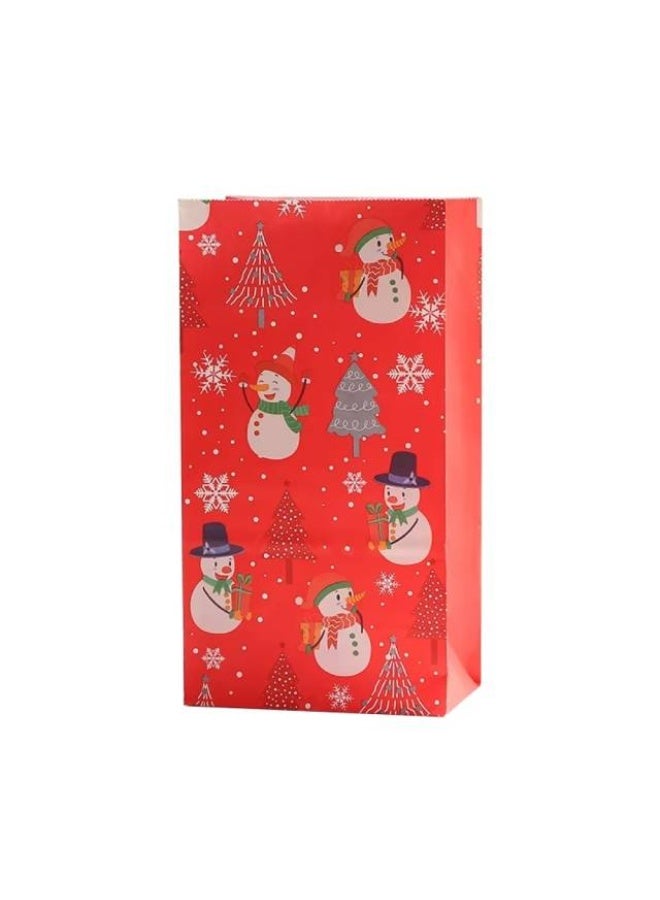 Kibsons Christmas Gift Bag Red Snowman - Pack of 6 - Image 1