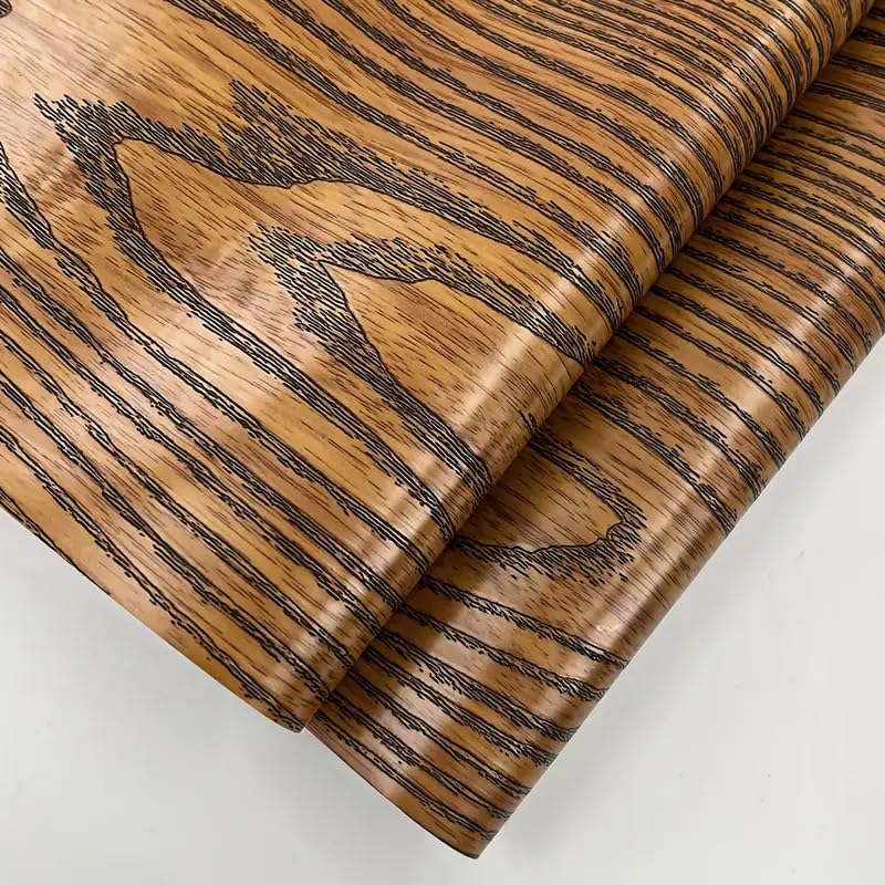 SUNBIRD Self-Adhesive Peel and Stick Vinyl Flooring Waterproof for Walls Office, Living Room, Bathroom, Kitchen PVC Roll Wood Grain Wallpaper (Cherry, 24 x 60 Inch) - Image 2