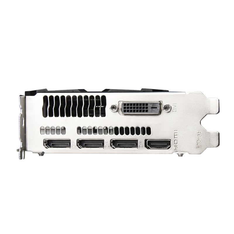 بطاقة رسومات الألعاب جينغشا RX580 ذاكرة 8 جيجابايت/GDDR5/256 بت تردد نواة 1257/1340 ميجاهرتز تصميم مروحتين مبردتين منافذ 3*DP+HD+DVI - Image 4