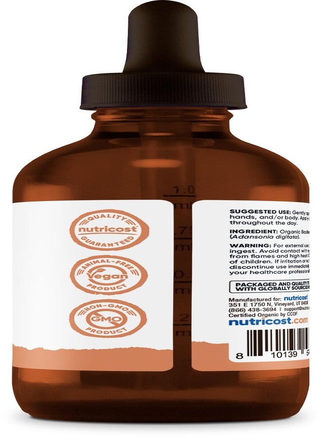 Nutricost Organic Baobab Oil (4 FL OZ) - Nourishing Oil For Hair, Face, & Body, Cold Pressed & Unrefined - Image 3