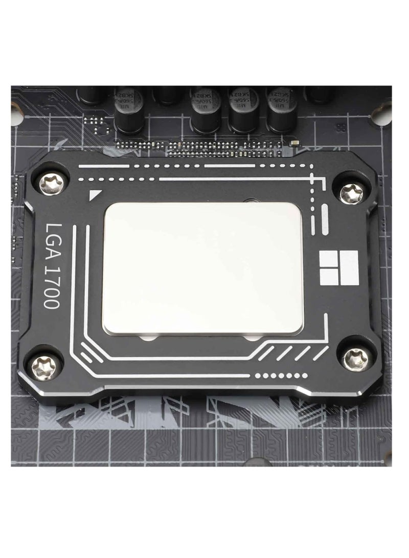 CPU Contact Frame for LGA 1700 Retrofit Kit, 17XX-BCF Bracket Intel 12th 13th Generation Anti-Bending Buckle Black - Image 3