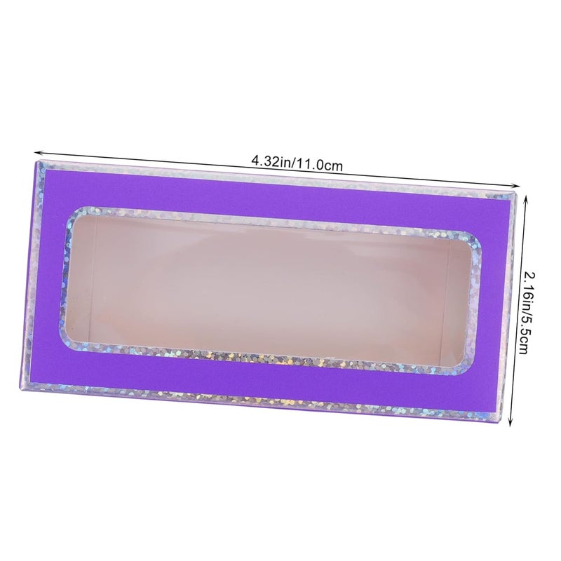 12Pcs Window Press on Nails Display Box Eyelash Storage Case Nail Tips Organizer for Home and Salon Use - Image 2