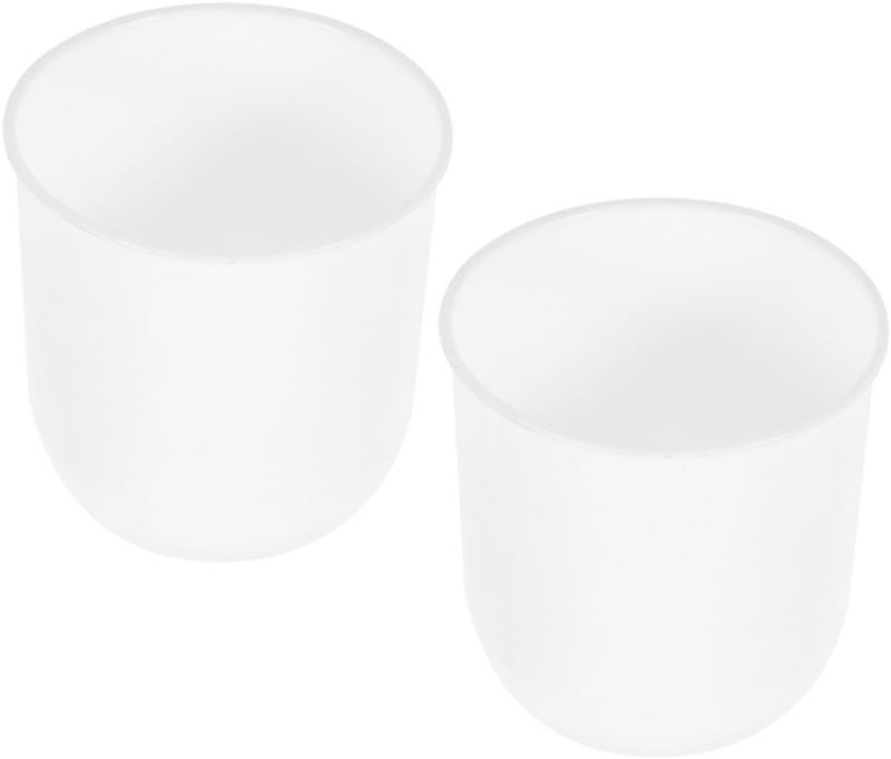 Garneck 2pcs Toilet Brush Container Plastic Cup Bathroom Cup Cleaning Brush Holder Toilet Cleaning Tool - Image 1