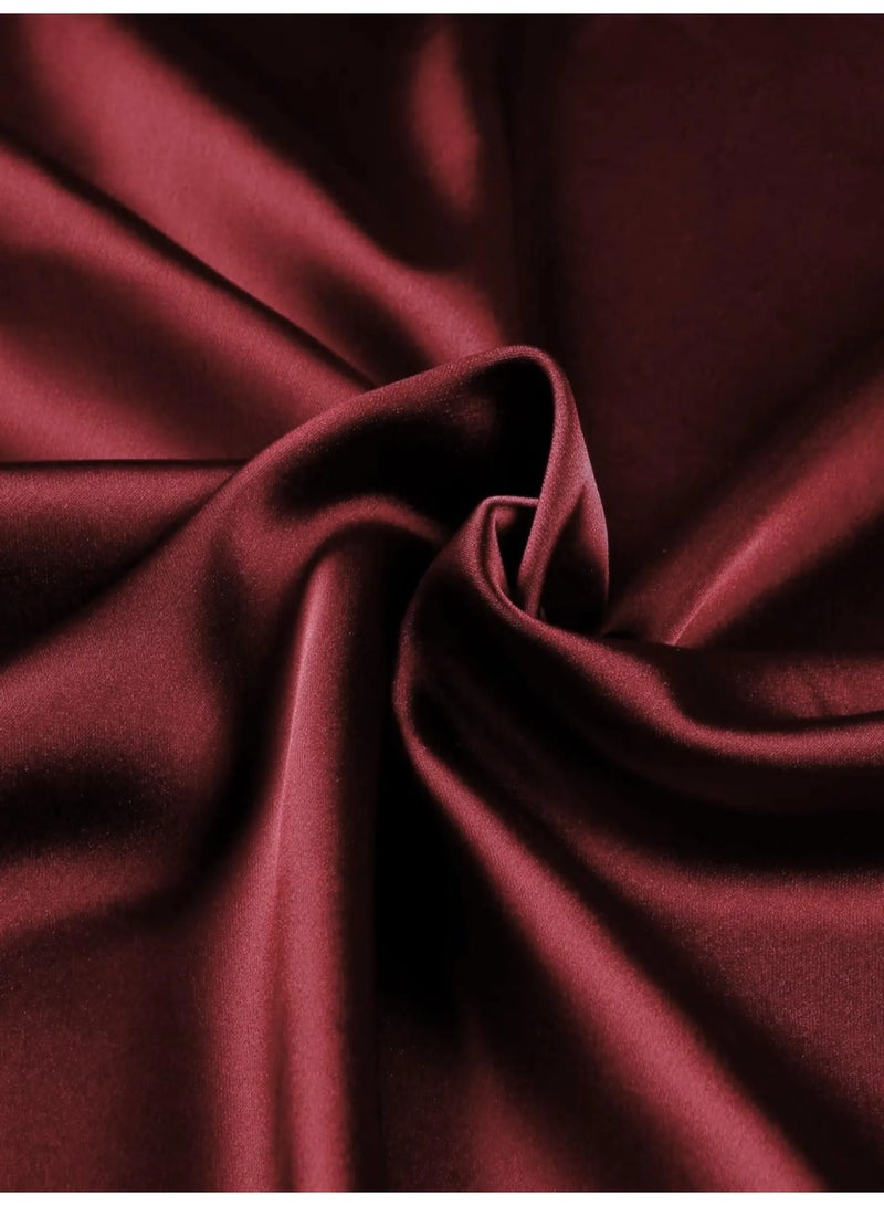 JewelOnPalette Bridal Duchess Satin Fabric, Peau de soie, Matt finish, 56 inch width, Cut By The Meter Yard, Heavy Quality for Gowns, Dresses and Formal Wear - Image 1