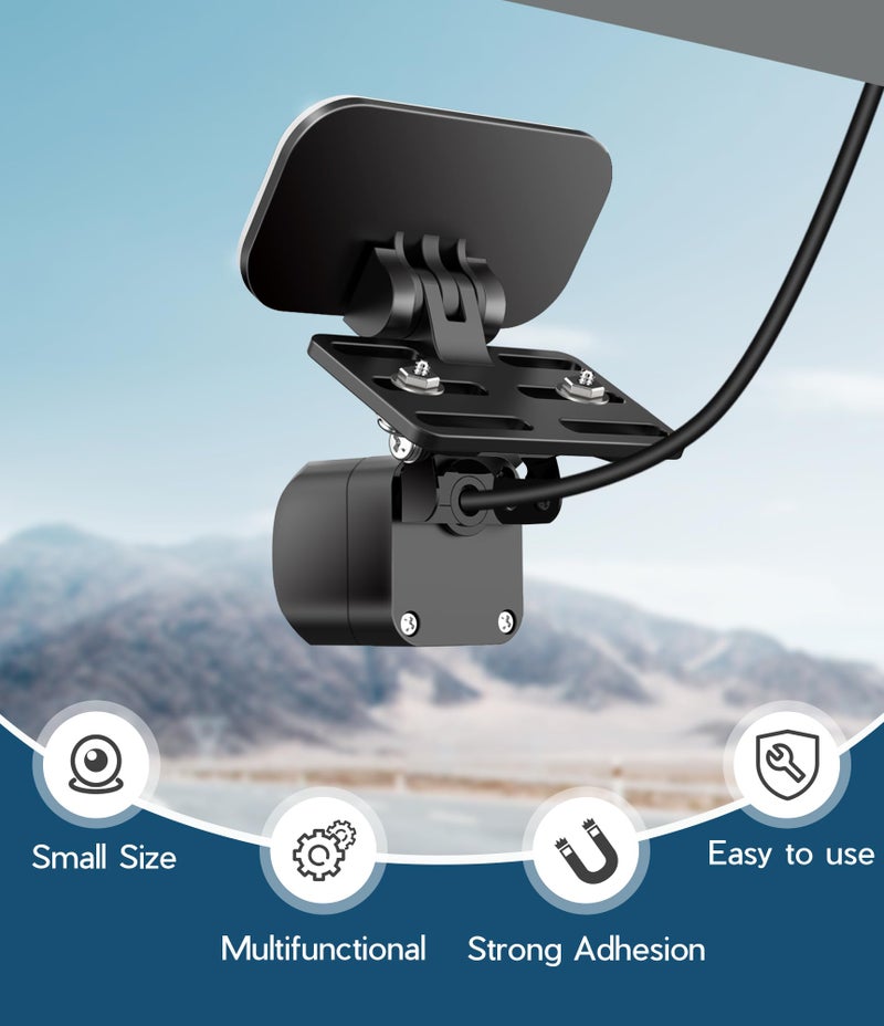 Pixelman Rear Camera Mount - Windshield & Mirror Mount, Backup Camera Holder With Adhesive (2PCS) - Image 3