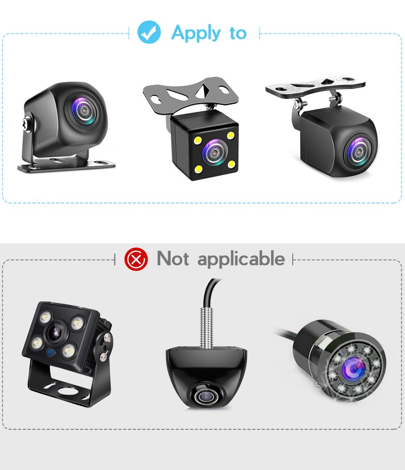 Pixelman Rear Camera Mount - Windshield & Mirror Mount, Backup Camera Holder With Adhesive (2PCS) - Image 5