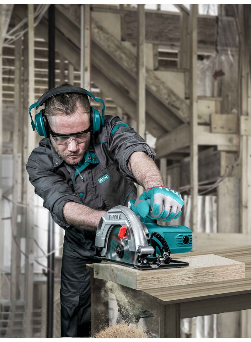 توتال تولز شفرة منشار TCT صناعية كاملة ١١٥ مم (٤.٥ بوصة) لقطع الخشب | ٤٠ سنًا | طرف من كربيد التنجستن | محور ٢٢.٢ مم مع حلقة تخفيض ١٦ مم | مقاومة للاهتزاز والحرارة - Image 2