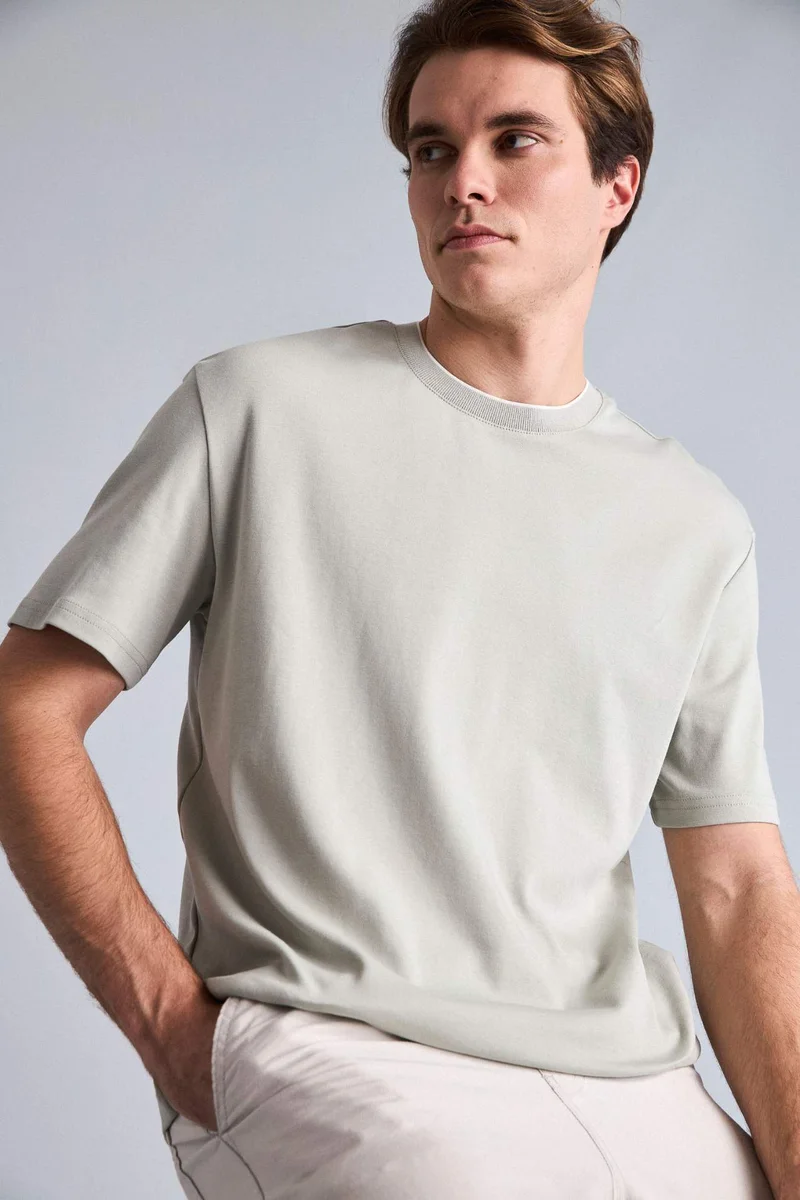 DeFacto Regular Fit 100% Cotton Crew Neck Short Sleeve T-Shirt