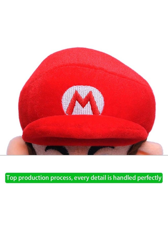 35 cm Super Cute Mario Cartoon Character, Plush Stuffed Soft Toy for Kids