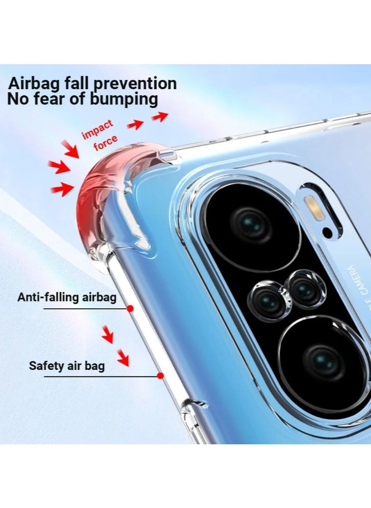 Reinforced Corners Soft TPU Shockproof Case for TECNO Pova 6 pro case  (Clear)