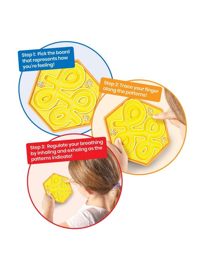 hand2mind Mindful Maze Garden Pack Finger Labyrinth For Kids Mindfulness For Kids Sensory Play Therapy Toys Calm Down Corner Supplies Social Emotional Learning Activities (Set Of 2) - Image 4