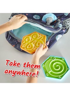 hand2mind Mindful Maze Garden Pack Finger Labyrinth For Kids Mindfulness For Kids Sensory Play Therapy Toys Calm Down Corner Supplies Social Emotional Learning Activities (Set Of 2)  - Image 5