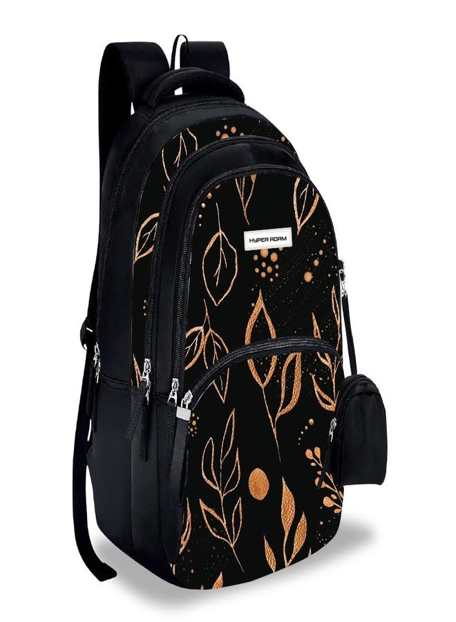 Hyper Adam 35 L School Bag For Kids | Waterproof Casual Backpack For Boys & Girls | College Bag | Tuition Bag |Traveling Back For Men and Women | With Extra Pouch & 1 Year Warranty (Brown Lilly) - Image 1