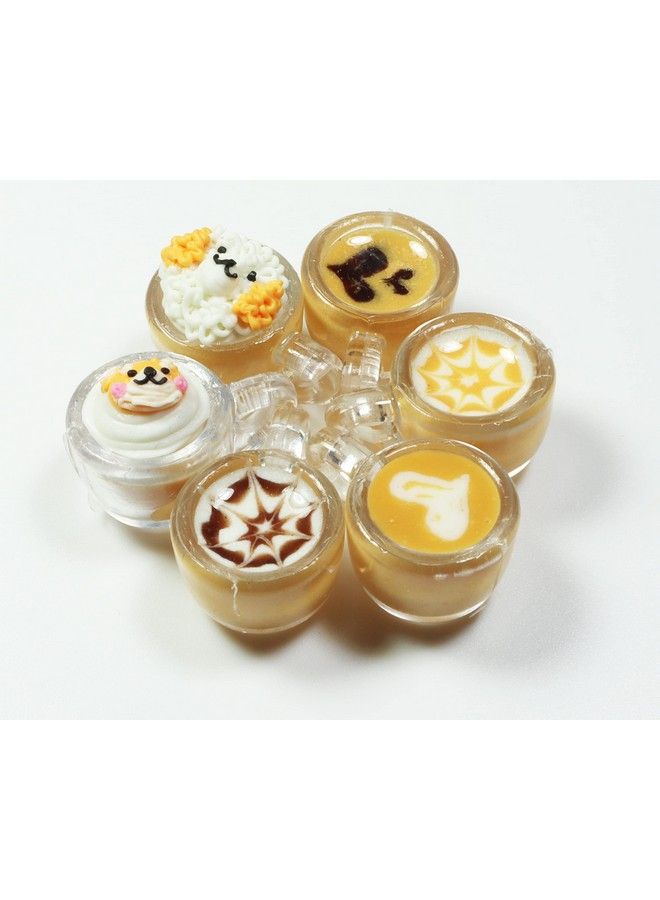 ThaiHonest 6 Mix Coffee Latte Art Dollhouse Miniature Tiny Coffee Drink Beverage Dollhouse Accessories For Collectibles - Image 4