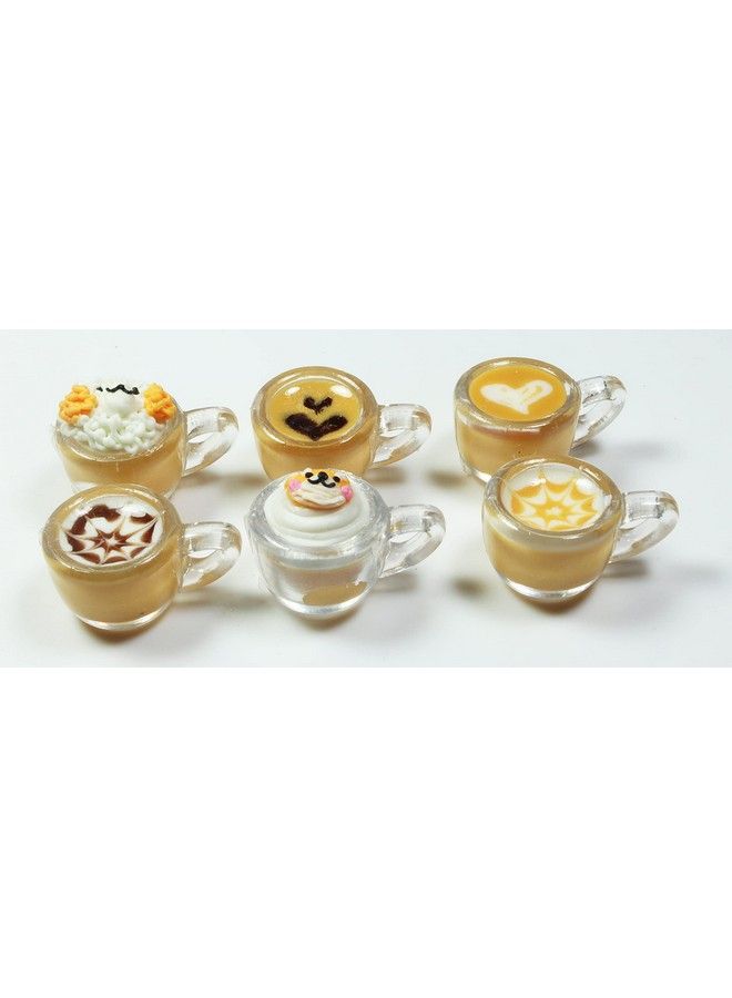 ThaiHonest 6 Mix Coffee Latte Art Dollhouse Miniature Tiny Coffee Drink Beverage Dollhouse Accessories For Collectibles - Image 3