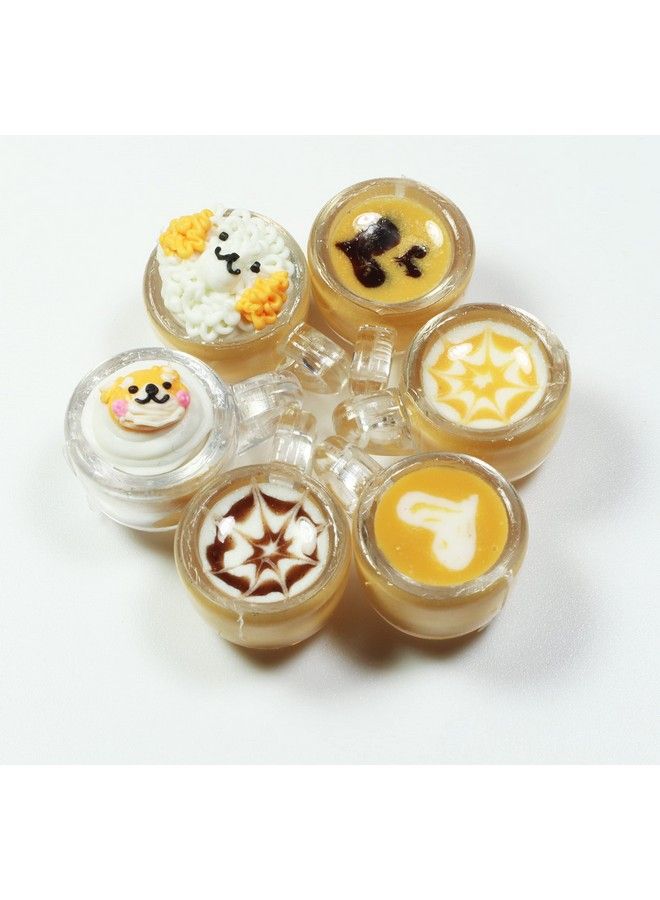 ThaiHonest 6 Mix Coffee Latte Art Dollhouse Miniature Tiny Coffee Drink Beverage Dollhouse Accessories For Collectibles - Image 5