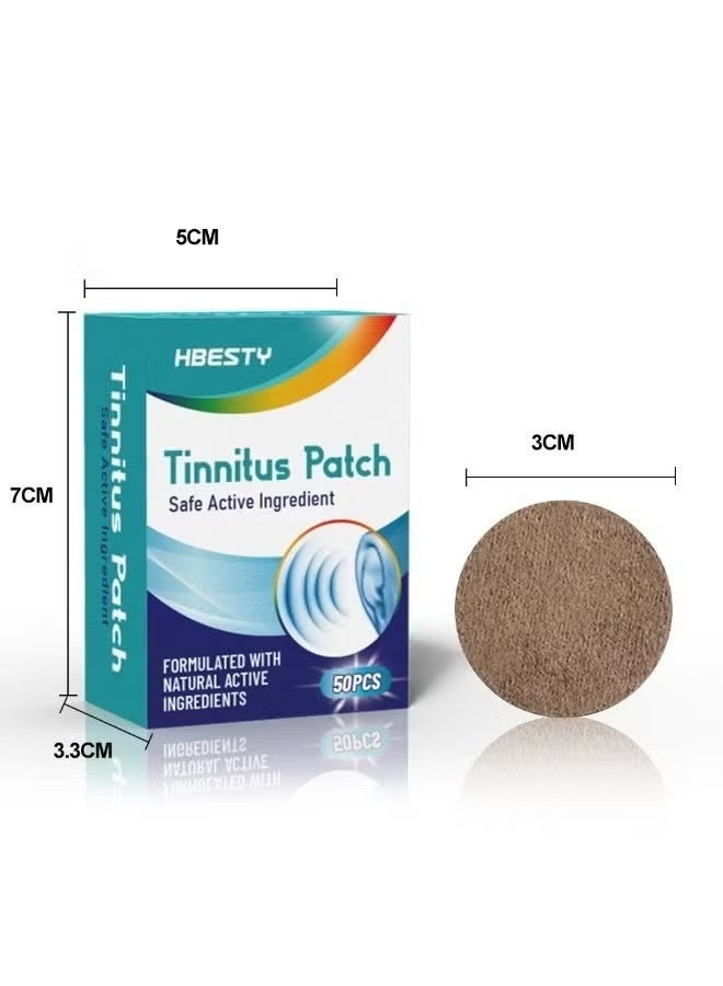 HBESTY Tinnitus Ear Care Patch 50pcs - Behind Ear Comfort Sticker - Soft Self Adhesive Ear Patch For Daily Care - Image 5