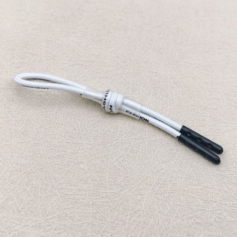 Yellow Elastic Zipper Pull Rope 5 Pieces For Jacket Backpack Luggage Decoration Replacement - Image 5