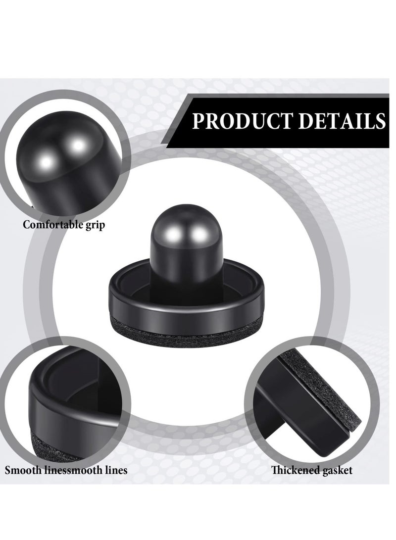 Excefore Rubber Letter Image Stamp Pressure Tool, 4Pcs Press Stamping Brush, Punch Perfect for Imprinting, Embossing Card Making Seal Stamp(Black) - Image 2