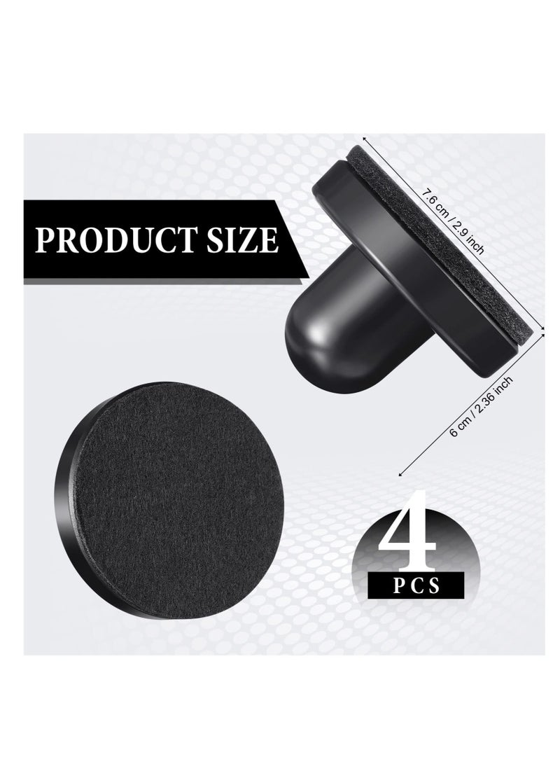 Excefore Rubber Letter Image Stamp Pressure Tool, 4Pcs Press Stamping Brush, Punch Perfect for Imprinting, Embossing Card Making Seal Stamp(Black) - Image 3