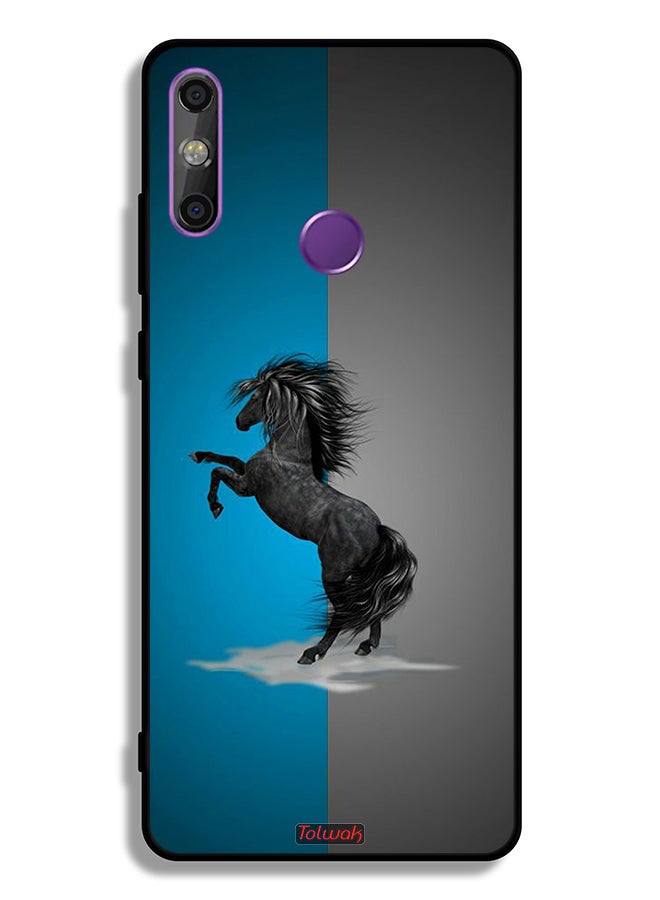 Tolwak Huawei Enjoy 20e Protective Case Cover Horse Art - Image 2