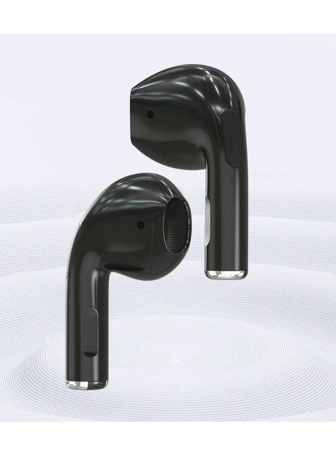 ZEPONOVA Wireless Bluetooth Earbuds Headphone & Earphones with Bass Stereo Semi Bluetooth Earphone Light-Weight Earbud Black - Image 2