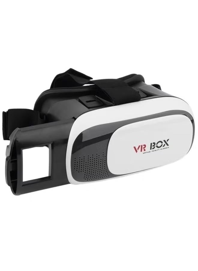 VR02 3D الواقع الافتراضي نظارات الفيديو تعريف العين مع أحزمة قابلة للتعديل متوافقة مع الهواتف الذكية يتضمن جهاز التحكم عن بعد بلوتوث Gamepad للألعاب والترفيه الغامرة - Image 3