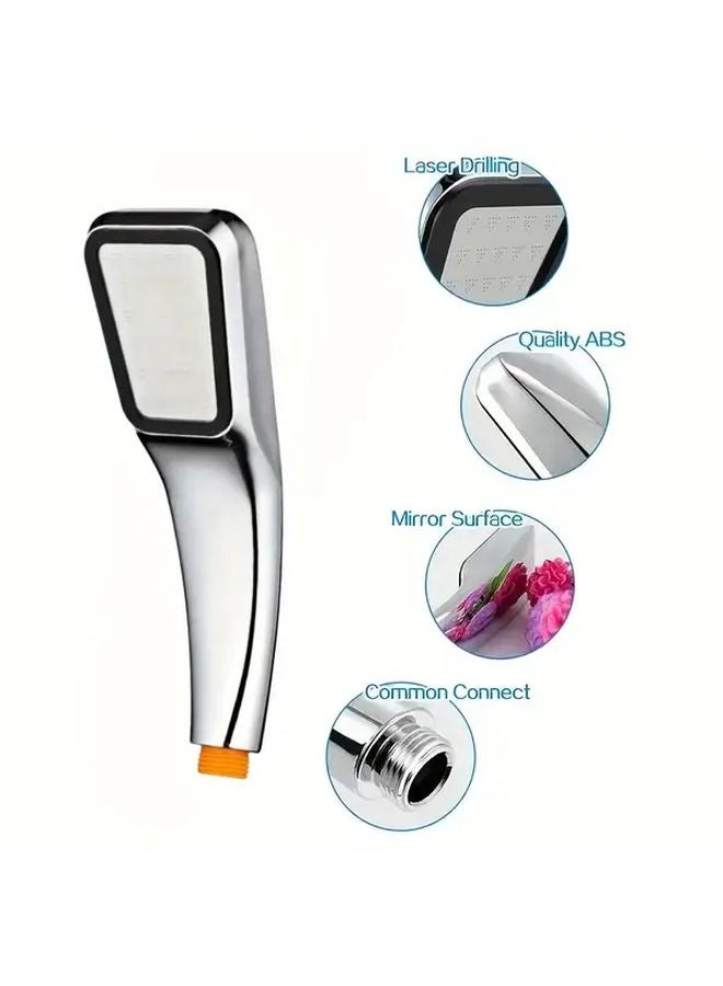 3 Piece Luxurious Rainfall Shower Head 300 High Pressure Holes Water Saving Copper Core Hose - Image 3