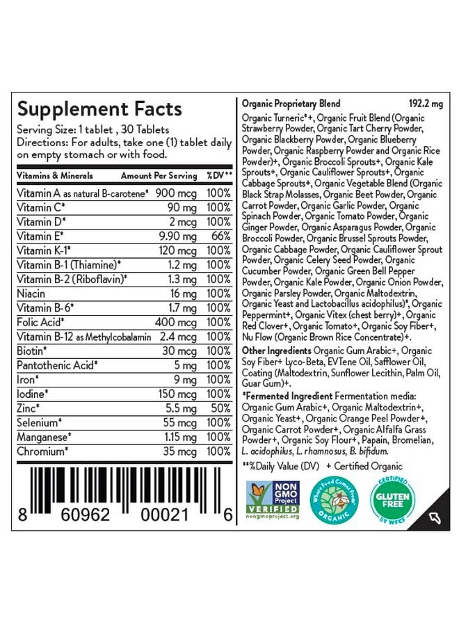 Movita Movita Women’s Daily Multivitamin - Organic Fermented Whole Foods for Enhanced Energy, Immunity & Vitality - Vegan, Gluten-Free, Non-GMO - 30-Day Supply (Eco-Friendly Refill Pouch) - Image 2