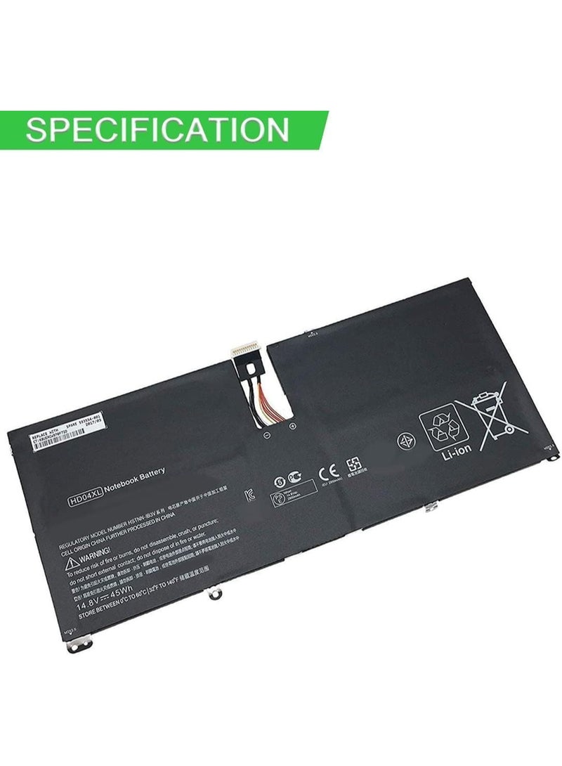 HD04XL 685866-1B1 685866-171 Battery Compatible for HP Envy Spectre XT 13-2120tu 13-2021tu 13-2000eg - Image 3