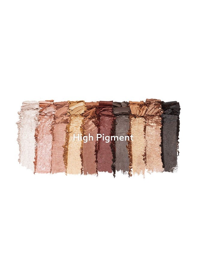 Curator Eye Palette With Wet To Dry High Pigment Smoky Eye Shadow And Castor Oil For Nourishing & Conditioning Blendable Shadow Highlight & Liquid Liner In Matte To Shimmer Bare