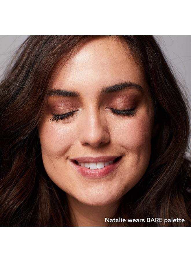 Curator Eye Palette With Wet To Dry High Pigment Smoky Eye Shadow And Castor Oil For Nourishing & Conditioning Blendable Shadow Highlight & Liquid Liner In Matte To Shimmer Bare