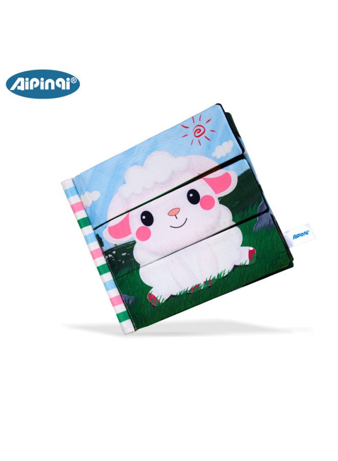 Baby Cloth Books Can Be Chewed And Torn Books Can Not Be Torn Toys Baby Early Education Enlightenment Touch Books-Color:Animal  - Image 1