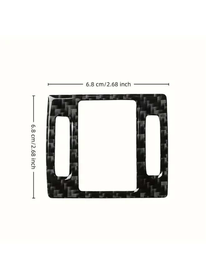 Carbon Fiber Center Console Trim Cover Sticker For Model I 8 15 Luxury Scratch Resistant Easy Install - Image 4