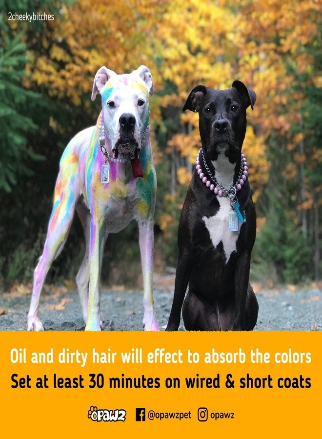 OPAWZ Semi-Permanent Dog Hair Dye, Food-Grade Pigment Dog Dye, Non-Toxic Pet Hair Dye for Dogs, Cats and All Pets Can be Bathed (Hawaii Blue) - Image 5