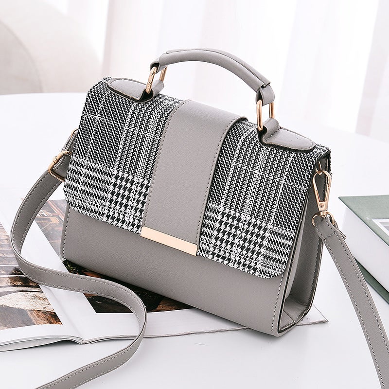 2024 Trendy Korean Womens Crossbody Bag Grey 