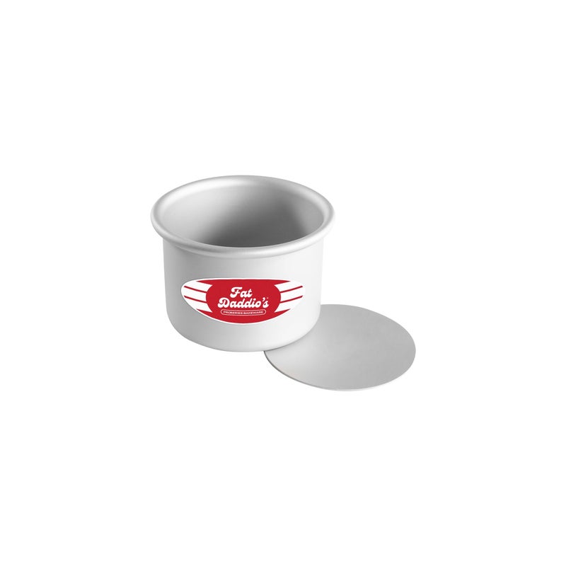 Fat Daddios PCC43 Anodized Aluminum Round Cheesecake Pan 4 x 3 Inch