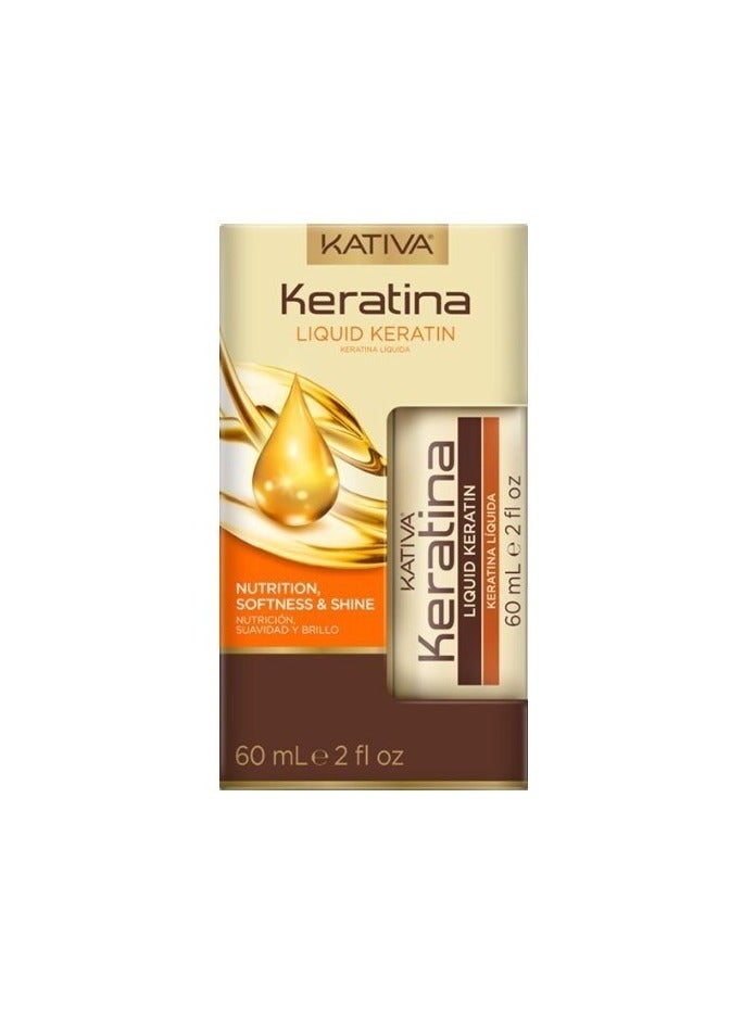 Kativa Liquid Keratin Nutrition, Softness and Shine 60ml - Image 1