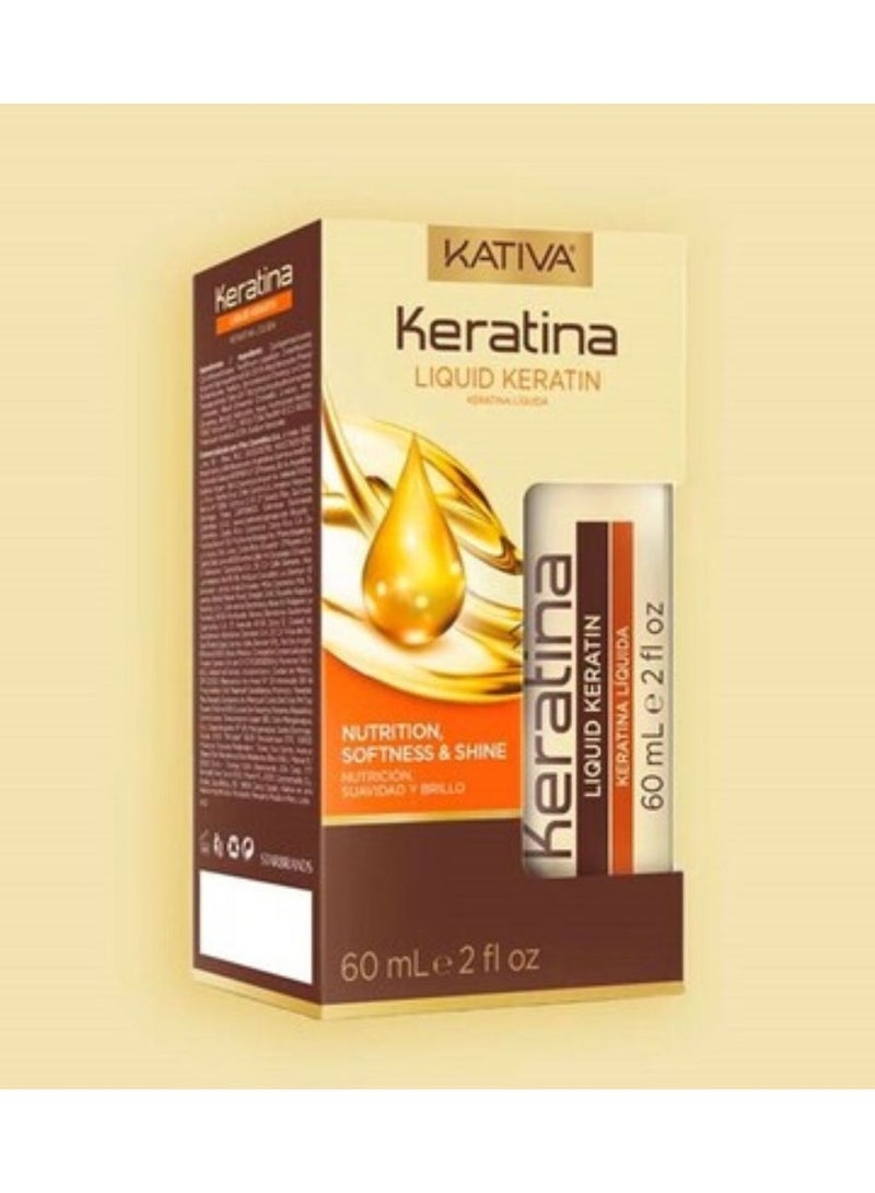 Kativa Liquid Keratin Nutrition, Softness and Shine 60ml - Image 4