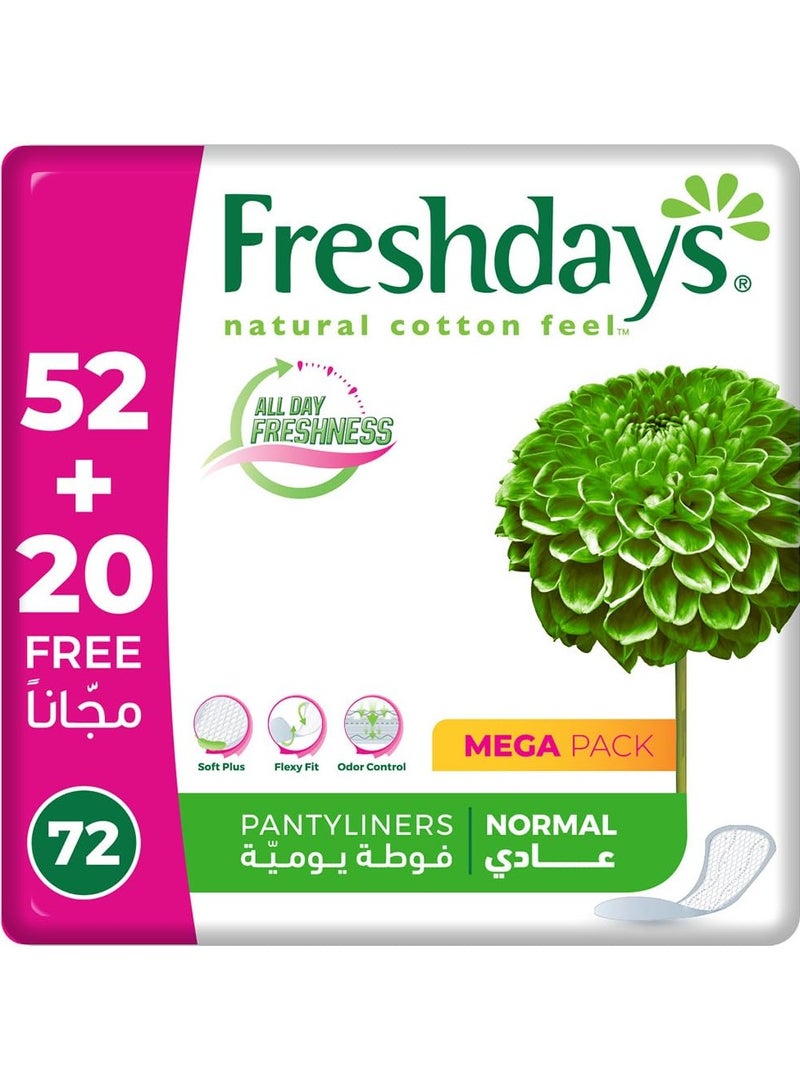 Freshdays Freshdays Normal 72 Pads 
