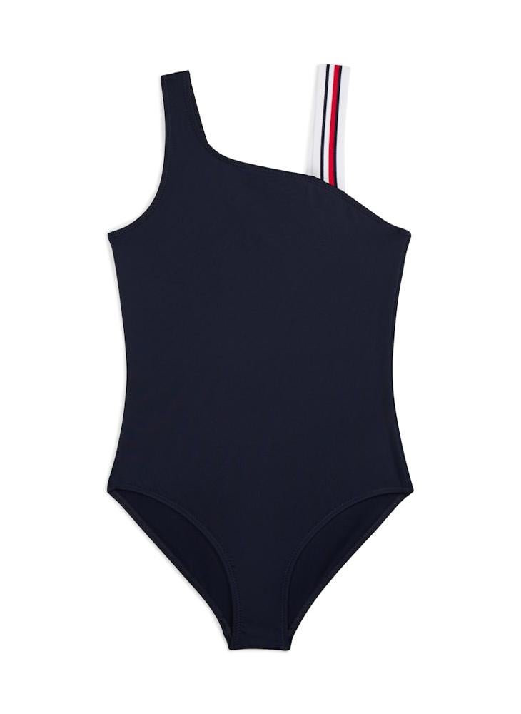 TOMMY HILFIGER Kids One Shoulder Swimsuit  - Image 2