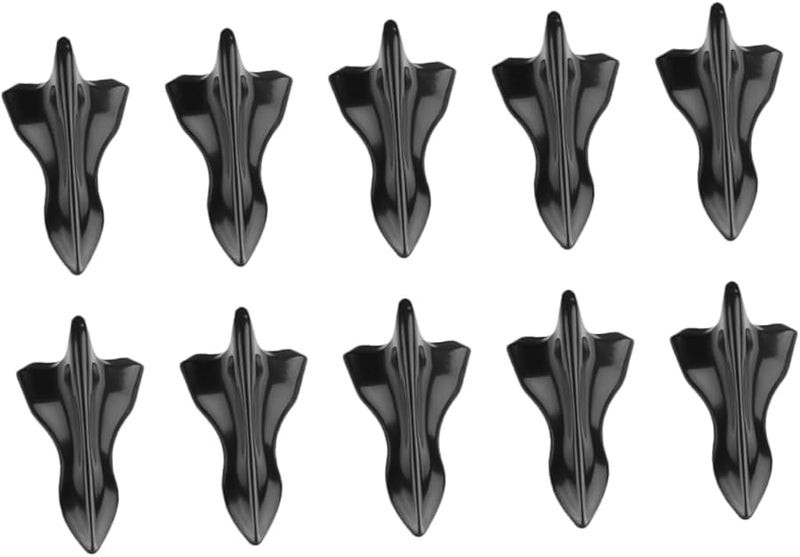 Homoyoyo 10Pcs ABS Plastic Shark Fin Car Decor Lightweight Exterior Styling Accessories - Image 1