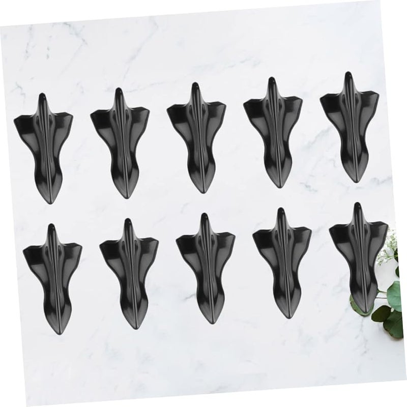 Homoyoyo 10Pcs ABS Plastic Shark Fin Car Decor Lightweight Exterior Styling Accessories - Image 5