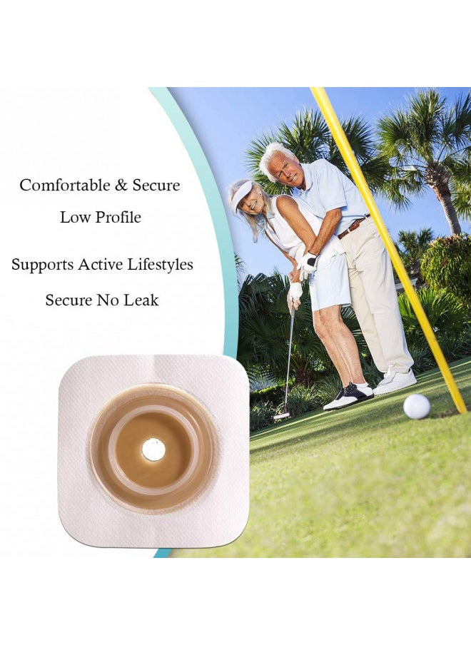 convatec Convatec 125265 Sur-fit Natura Stomahesive Flexible Skin Barrier 5" X 5" 2 1/4" Flange (57mm) (10 ct)  - Image 4