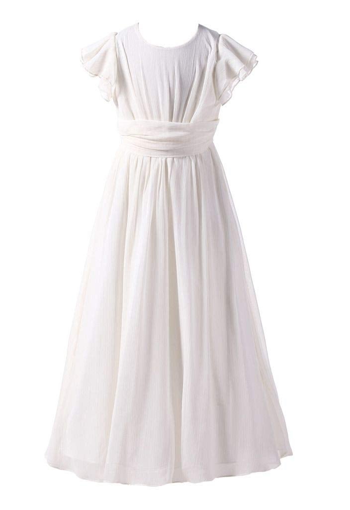 Happy Rose Junior Bridesmaid Dress Prom Party Dresses Long Flower Girl's Dress Ivory Cream 16 - Image 2